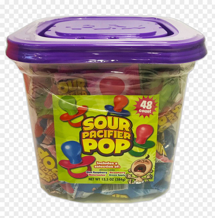 Lollipop Pacifier Flavor Sour Candy PNG
