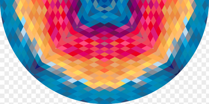 Retro Triangle Background Vector Geometry Shape Circle PNG