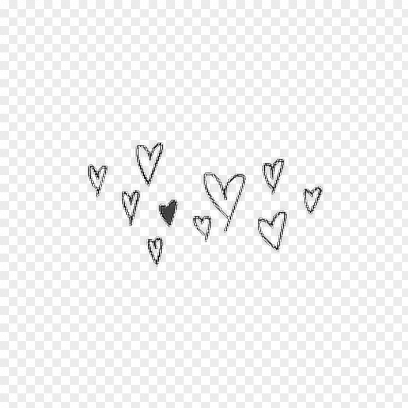 Aesthetic Dividing Line Vincent Drawing Doodle Heart PNG