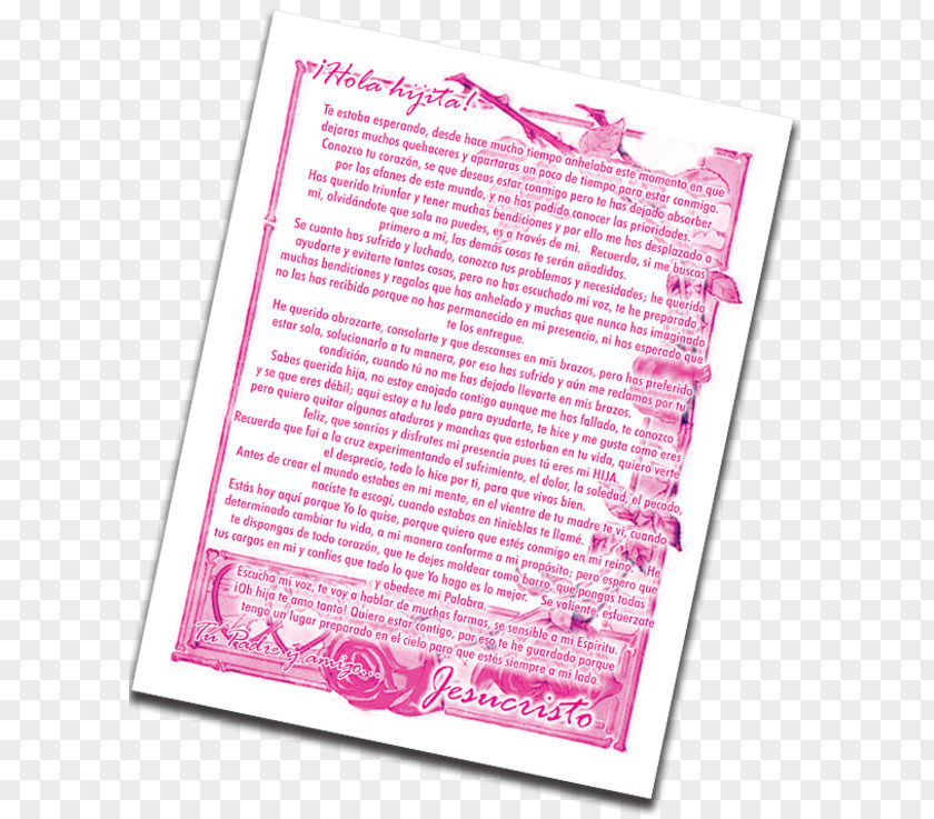 Line Paper Art Pink M Font PNG