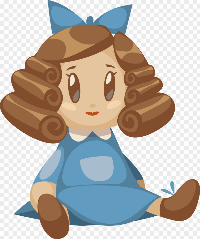 Toy Doll Illustration Dress Child PNG