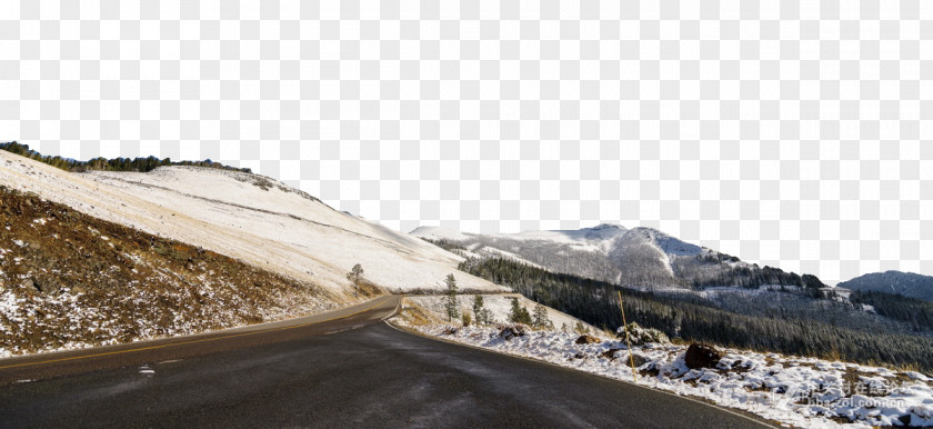 Yellowstone National Park After Snow Caldera PNG