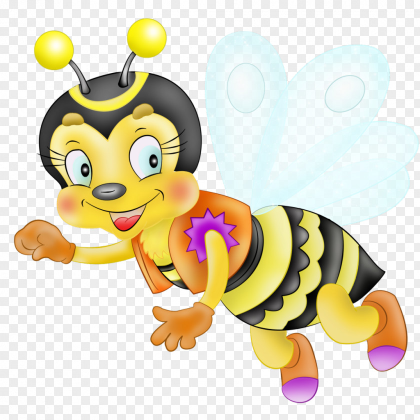 Bee Insect Drawing PNG