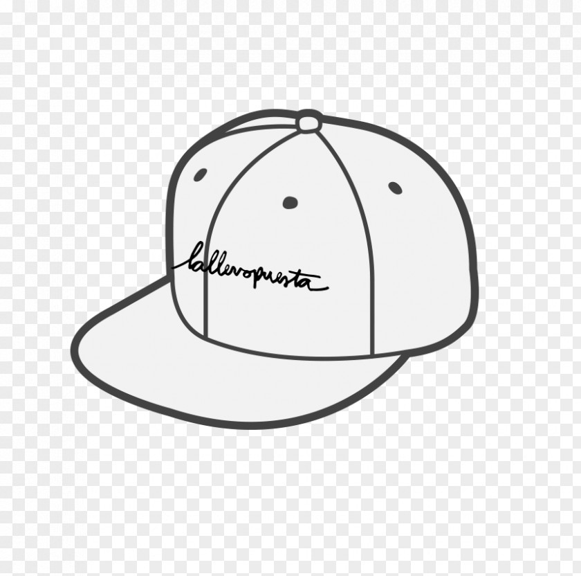 Hat White Line Art Font PNG