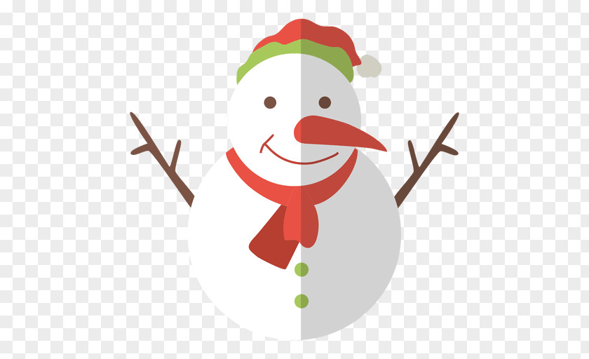 Snowman Vector Drawing Christmas PNG
