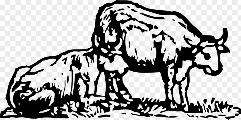 Animal Print Ox Brahman Cattle Bull Clip Art PNG