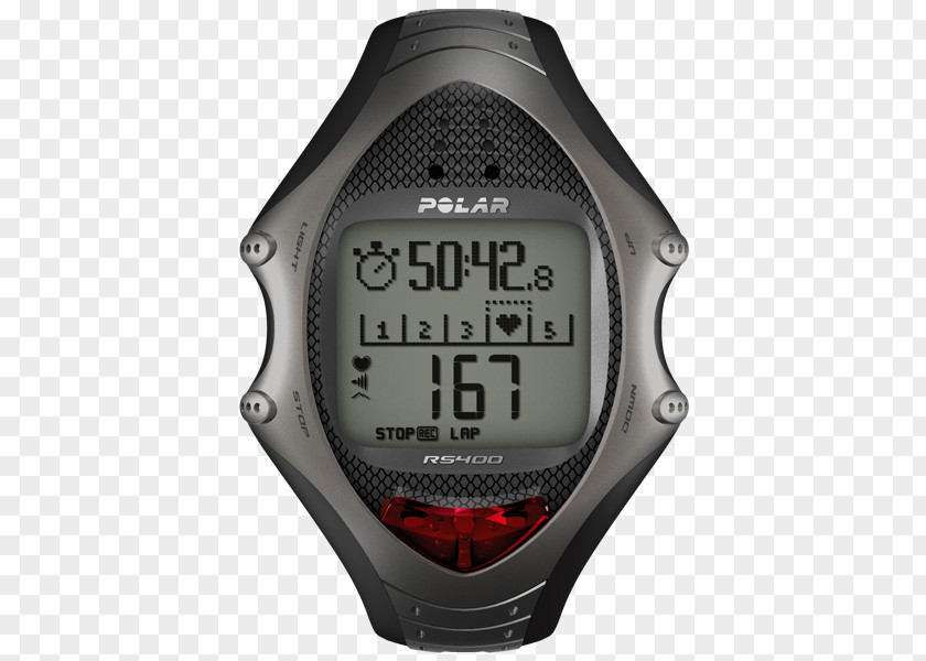 Checking Heart Rate Monitor Polar Electro Rs400sd Watch PNG