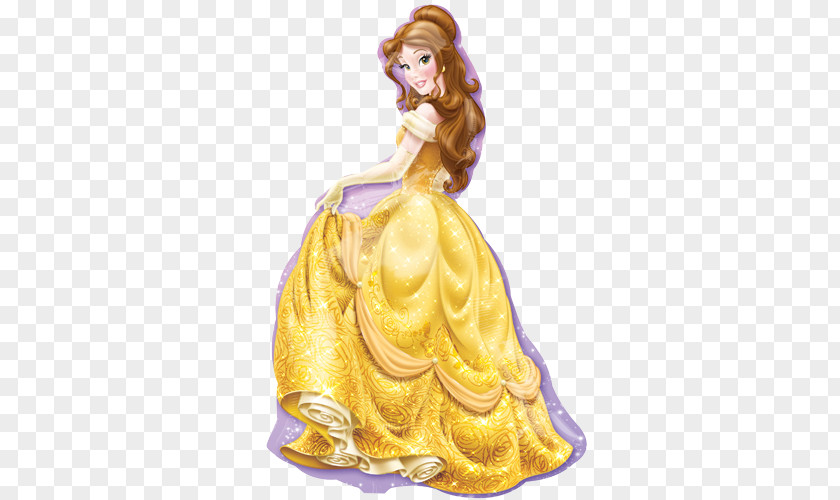 Disney Princess Belle Ariel Mylar Balloon PNG
