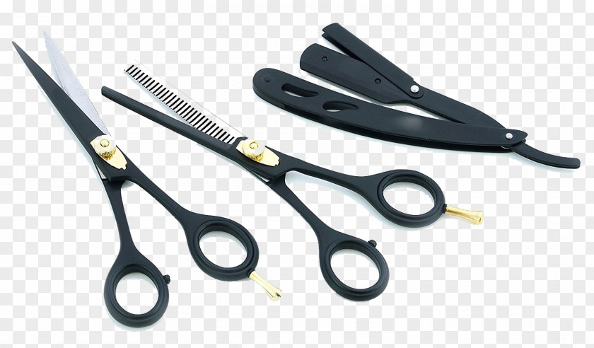 Scissors Hairstyle Comb Tool Cosmetics PNG
