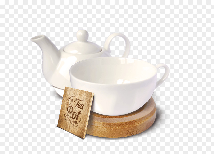 Tea White Kettle Teapot Teacup PNG