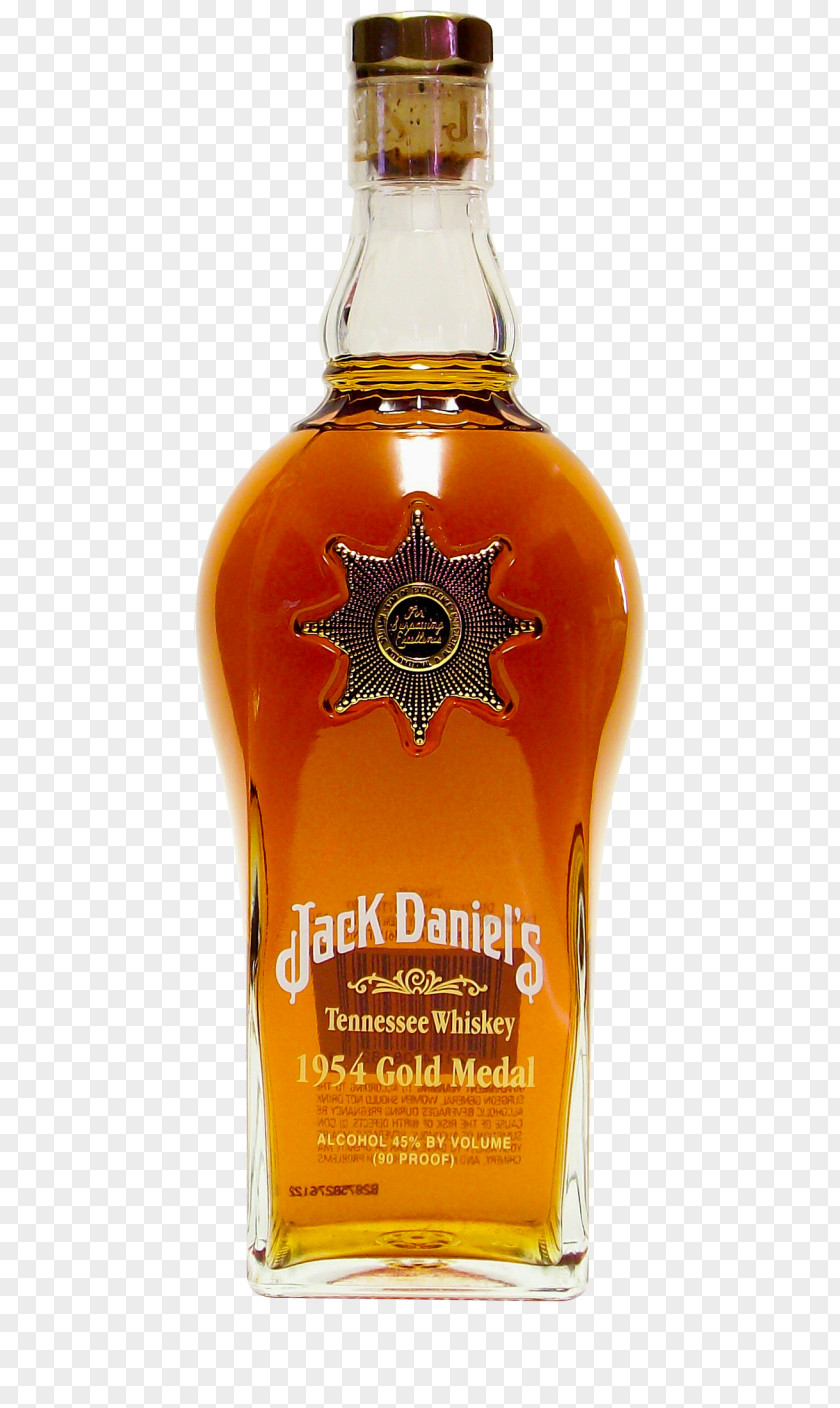 Bottle Tennessee Whiskey Jack Daniel's Distilled Beverage Bourbon PNG