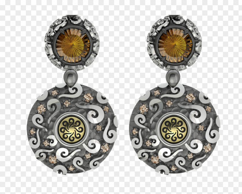 Gemstone Earring Body Jewellery PNG