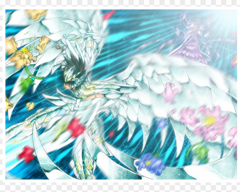 Painting Pegasus Tenma Seiya Art PNG