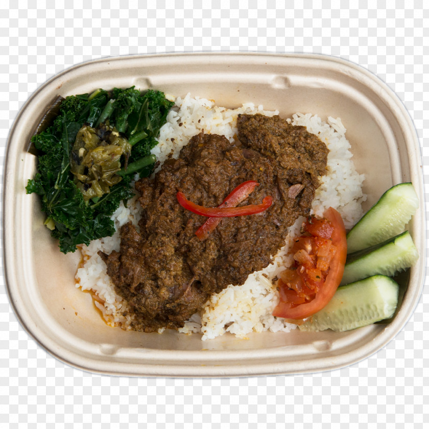 Bali Mockup Rendang Vegetarian Cuisine Curry Cooked Rice Food PNG