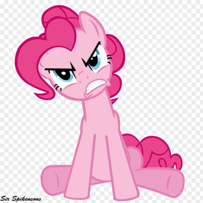 Fierce Expression Pinkie Pie Rainbow Dash Twilight Sparkle Pony PNG