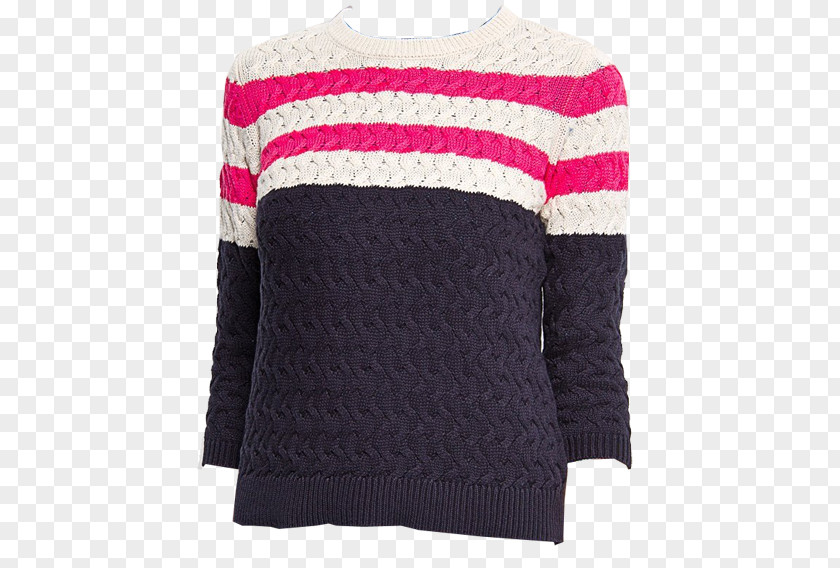 Shirt Sweater Sleeve Cardigan Magenta PNG
