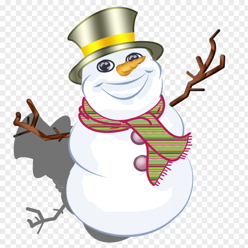 Snowman Doll Christmas Clip Art PNG
