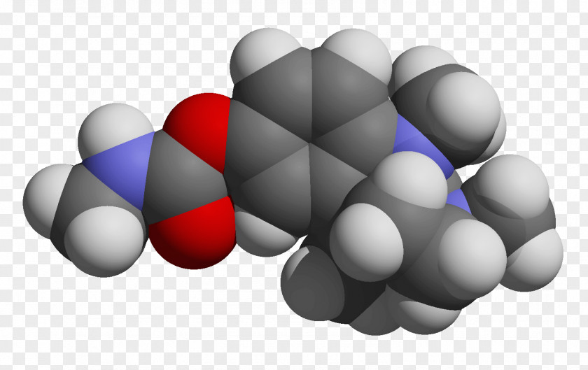 Space-filling Model Physostigmine Molecule Anticholinergic Molecular PNG
