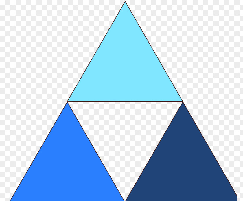 Triangulo Triangle Blue Vertex PNG