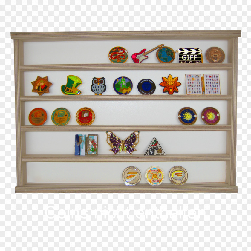 Vitrine Display Case Geocoin Bookcase Geocaching Cache PNG