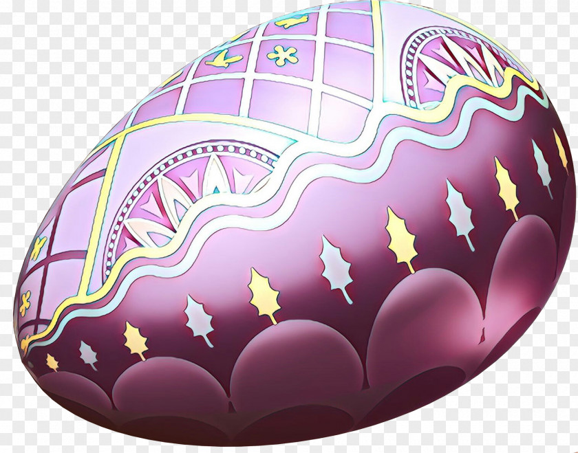 Easter Egg Purple Sphere PNG