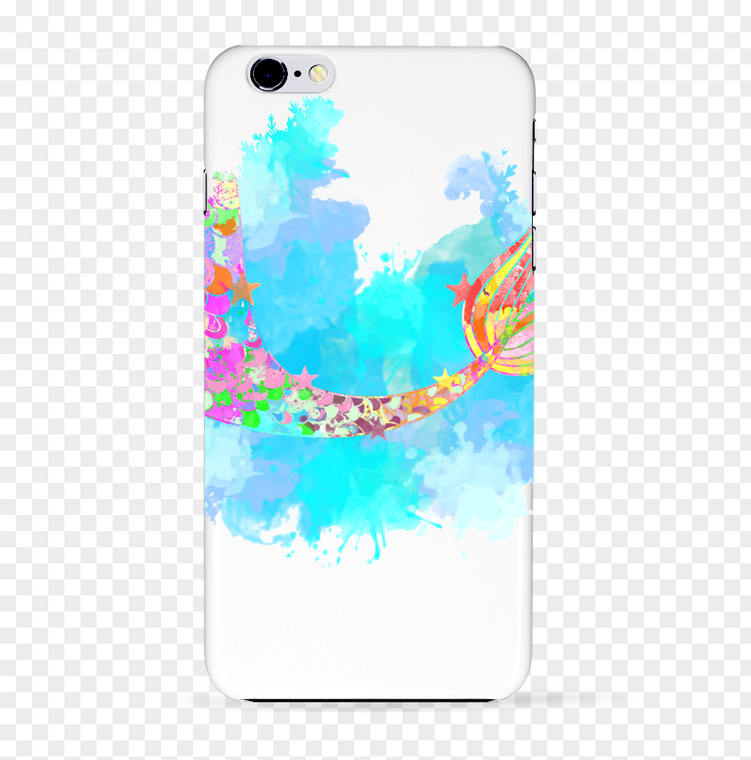 Mermaid Pink IPhone 7 6 Watercolor Painting Smartphone PNG