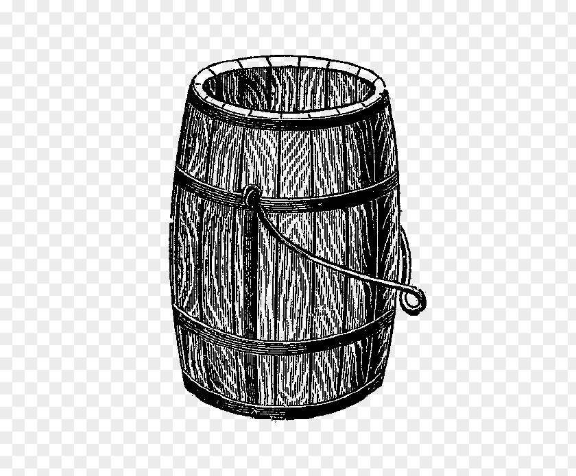 Wooden Barrel Monochrome Photography PNG