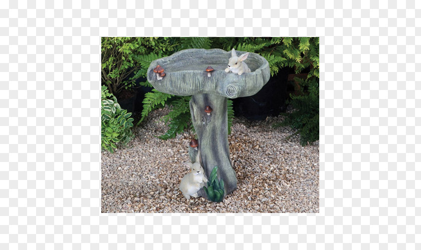 Bird Bath Baths Rabbit Water Feature Fountain Garden PNG