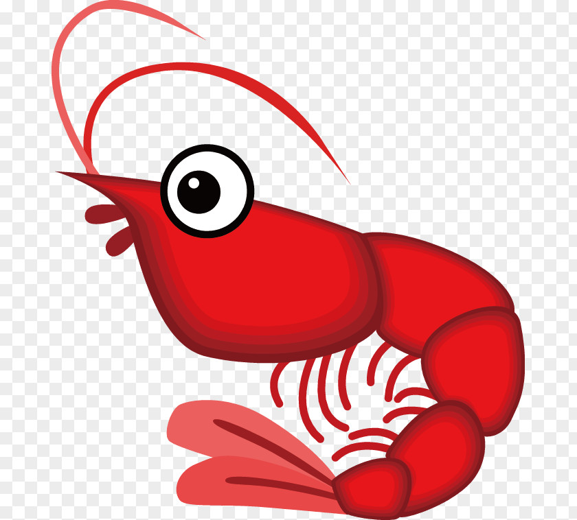 Hand Drawn Cute Cartoon Lobster Caridea Shrimp Seafood Crab Yusheng PNG
