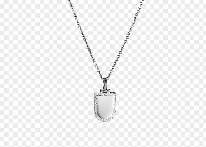 Necklace Locket Silver PNG