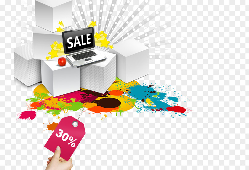 Notebook Computer Sales Template Poster Graphic Design PNG