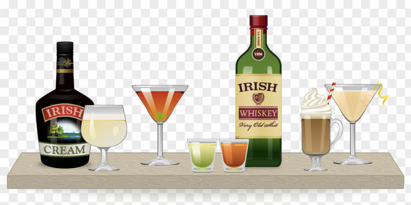 Shot Drink Liqueur Cocktail Saint Patrick's Day Irish Whiskey PNG