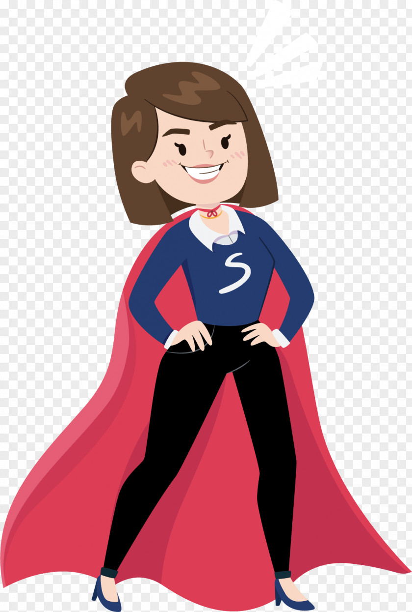 Superman White Collar Female Clark Kent Superhero Woman PNG