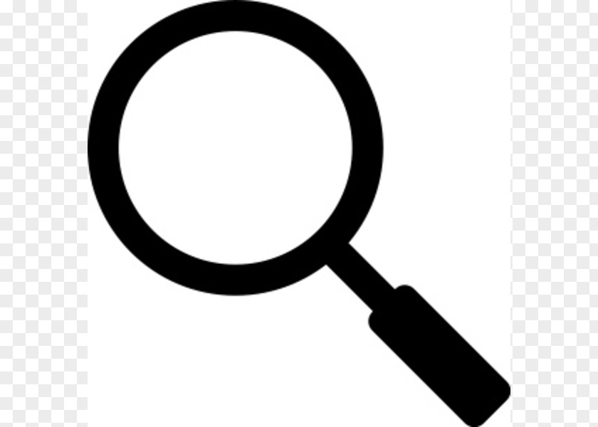 Magnifier Cliparts White Magnifying Glass Icon PNG