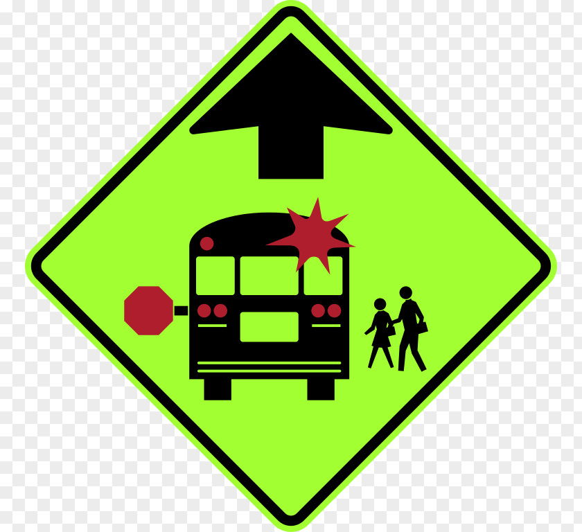 School Bus Traffic Stop Laws Sign PNG