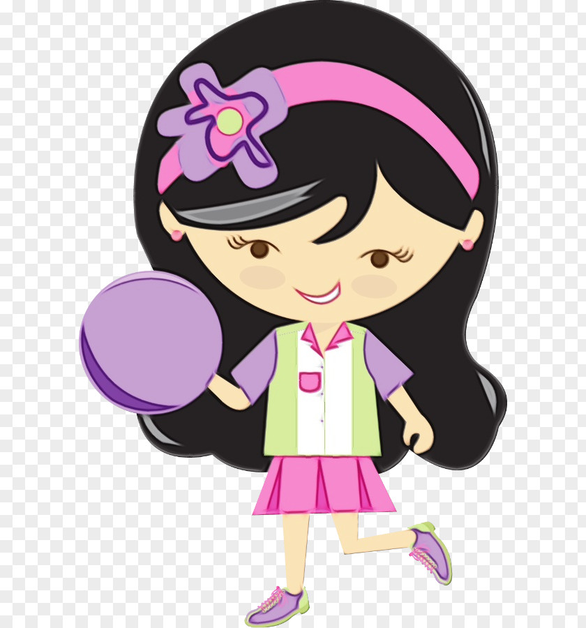 Style Cheek Girl Cartoon PNG