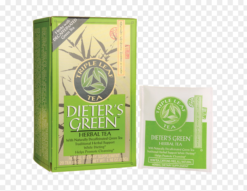 Tea Green Herbal Ginger Bag PNG