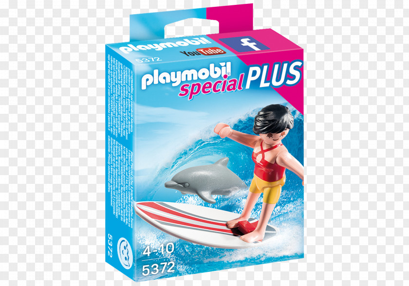 Toy Playmobil 5372 Specials Plus Surfer With Surf Board Amazon.com Surfing PNG