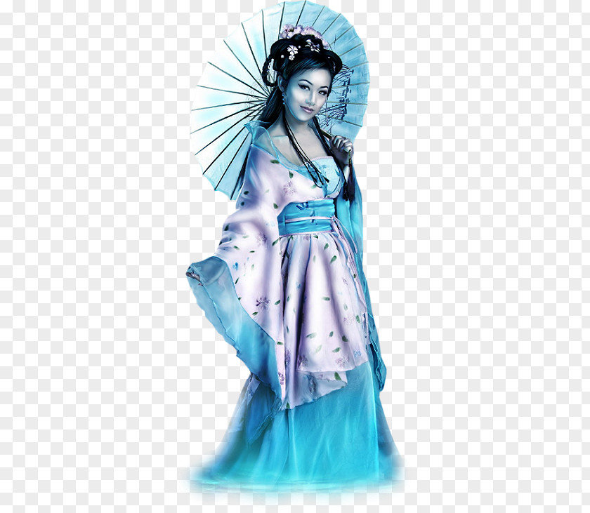 Woman Geisha Art Graphic Design PNG