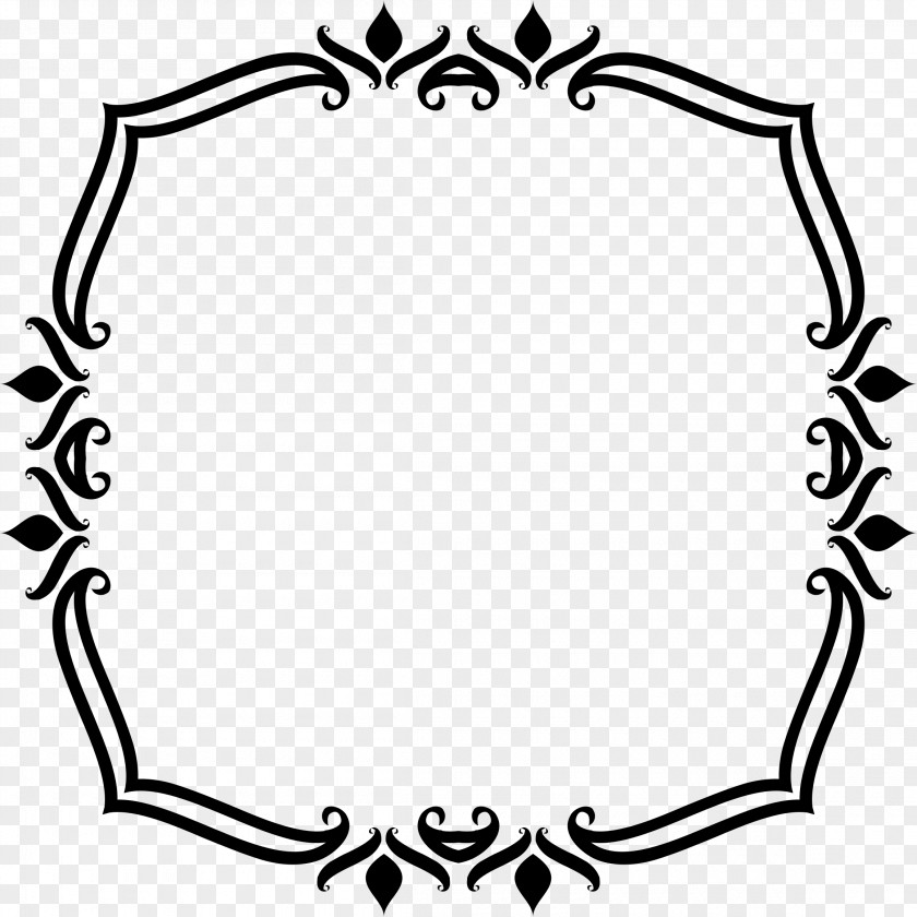 Blackandwhite Ornament Picture Cartoon PNG