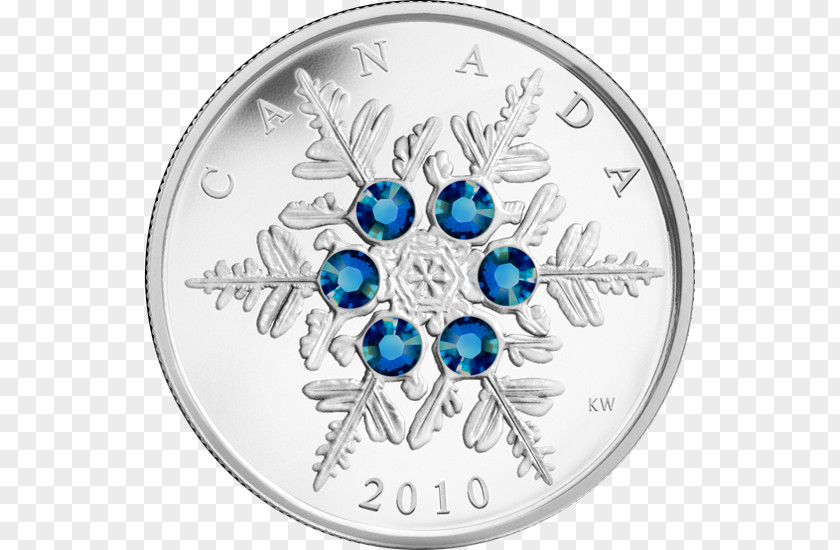 Canada Silver Coin Crystal PNG