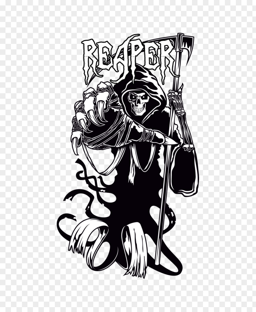 Evil Spirit Death Reaper Decal Scythe PNG