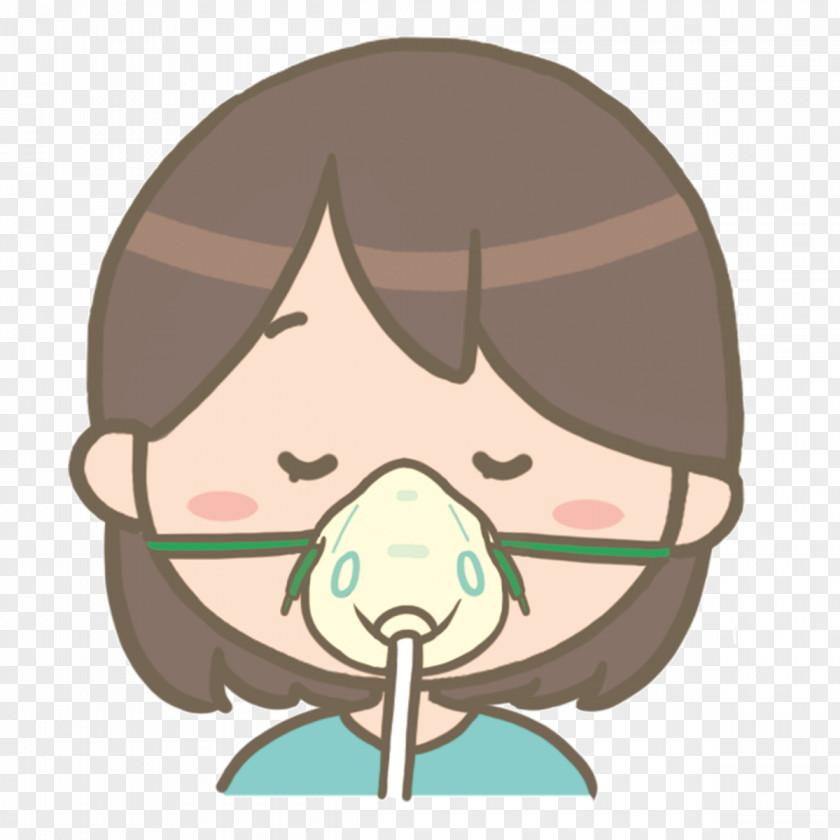 Nose Oxygen Therapy Hospital Respiratory Failure Hypoxemia PNG