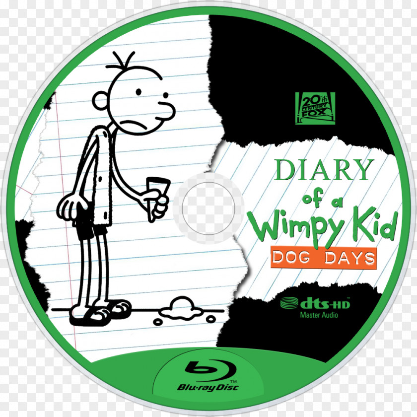 Wimpy Kid Diary Of A Kid: Dog Days Book Film Blu-ray Disc PNG