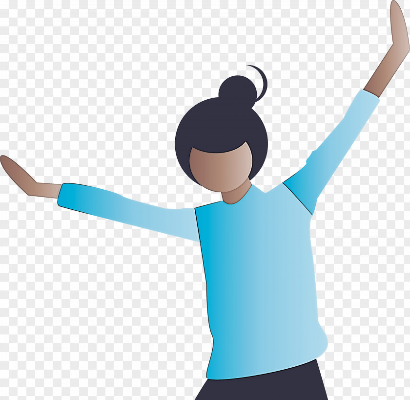 Arm Cartoon Turquoise Gesture Finger PNG