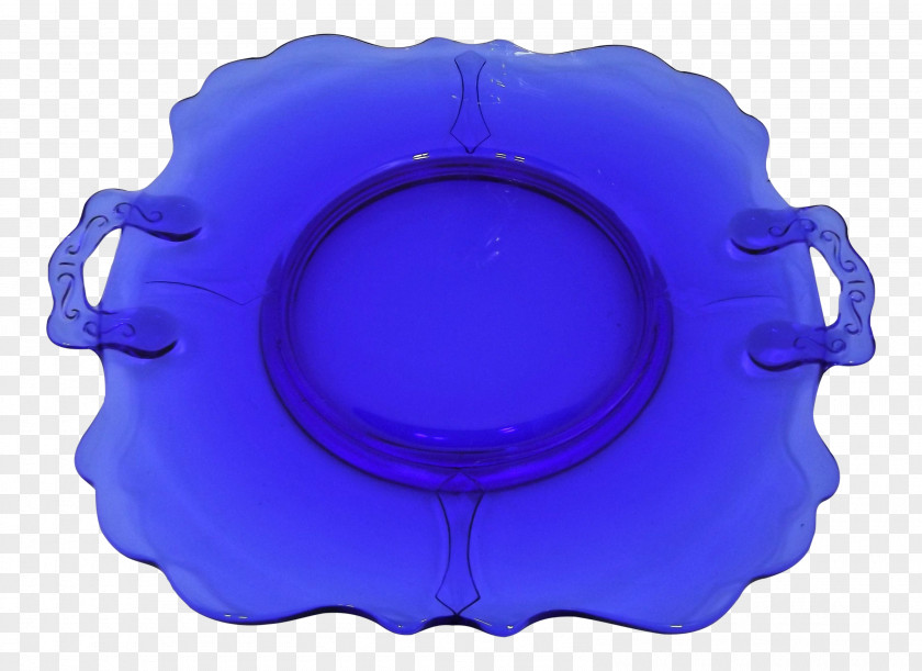 Cobalt Blue Beverage Coasters Product Design PNG