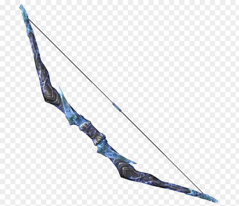 Bow The Elder Scrolls V: Skyrim – Dragonborn Ranged Weapon And Arrow PNG