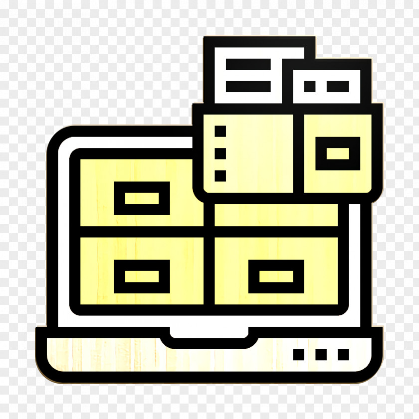 Files And Folders Icon Business Essential Laptop PNG