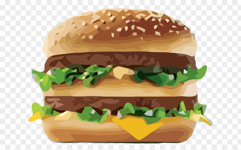 Junk Food Cheeseburger McDonald's Big Mac Whopper Breakfast Sandwich Hamburger PNG