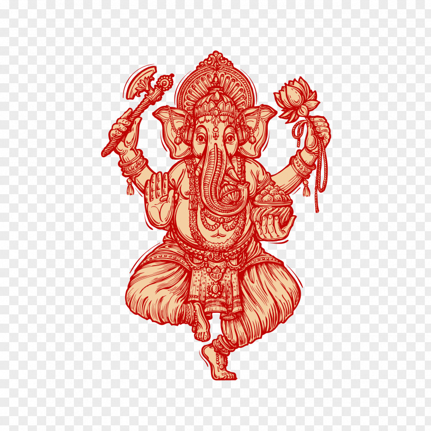 Like God Vector Download Ganesha Ganesh Chaturthi Stock Illustration PNG